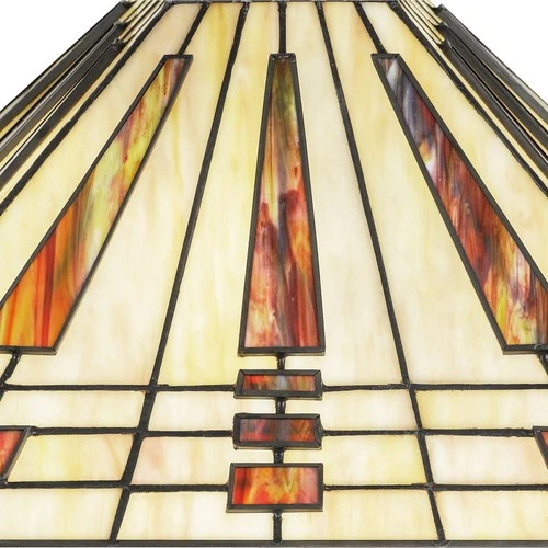 Quoizel TF5209T Stevie 2 Light 24" Tall Tiffany Table Lamp - Bronze - Picture 4 of 6