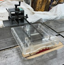 Brett Guard Table Saw Safety Plexiglass Blade Shield Guard 12A Made In USA