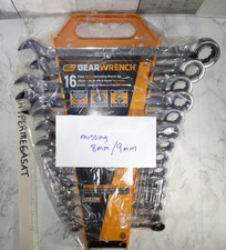 Gearwrench Metric 72-tooth Combination Ratcheting Wrench Tool Set 10mm-24mm Rack
