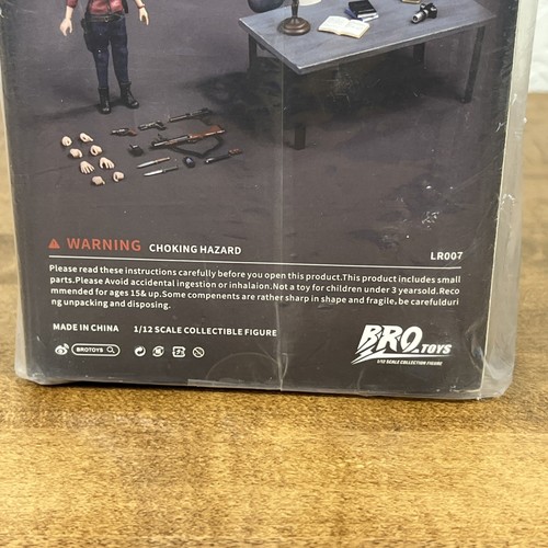 Figura de acción Brotoys LR007 Resident Evil 1/12 RPD Oficial Claire 6" ¡NUEVA! - Imagen 10 de 18