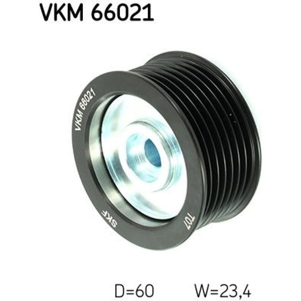 SKF VKM 66021 Umlenkrolle FüHrungsrolle Keilrippenriemen-image