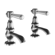 Chrome Basin Pillar Taps - Helston BeBa_27766