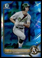 2022 Bowman Chrome Prospects Sapphire Edition Tyler Soderstrom Oakland Athletics