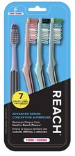 Advanced Design Toothbrush, Firm Bristles, 7 Count Value Pack