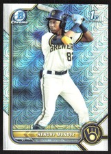 645I 2022 Bowman #BCP-88 Hendry Mendez Chrome Prospects Mojo Refractors