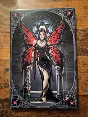 2x Anne Stokes/ Gothic Bilder Auf Holz / 30x20/zum Hängen Und Stellen