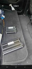 Kicker Subwoofer Enclosure + 2 Kicker Amplifiers – Car Audio Bass System