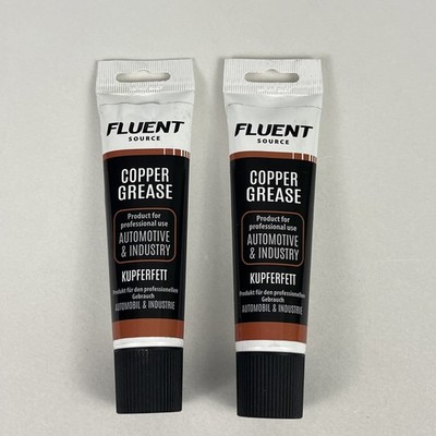 TWO Fluent Source Copper Grease  Automotive And Industry 100ml Each Tube
