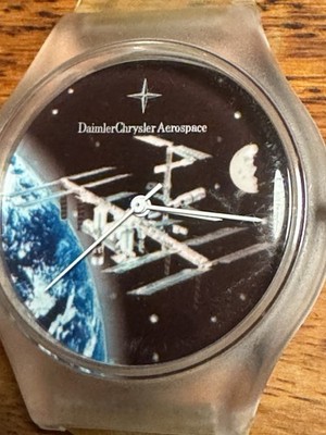 DaimlerChrysler Aerospace Uhr, Swatch, Vintage, Seltenes Sondermodell 1998
