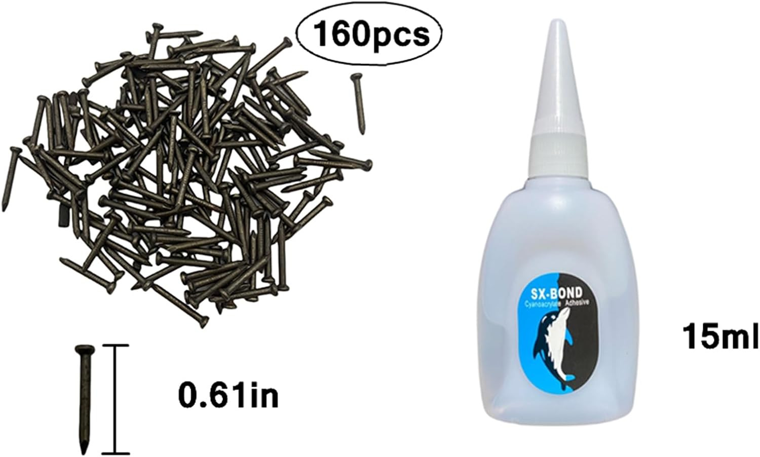 Heel Plates Shoe Heel Taps Sole Heel Repair Pad, Rubber Pads,40 PCS Black Aps Ti