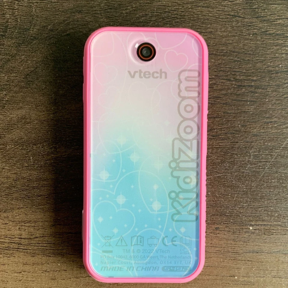VTech KidiZoom Snap Touch, Handy, Spielzeug, pink, französische Version (DEFEKT) - Bild 2 von 2