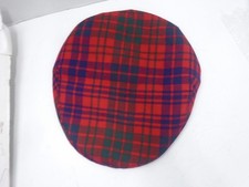 Highlander Lochcarron 100 New Wool Scotland Tartan Hat 6 7/8 Sm Great Britain