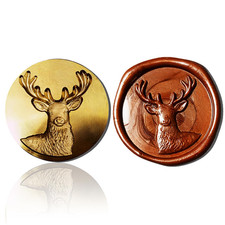 Wax Seal Stamp Head, 3D Embossed Relief for DIY Crafts, Wedding Invitations, Gif