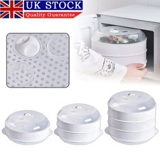Tier Microwave Steamer Round Healthy Vegetable Fish Pasta Rice Steamer With LZE