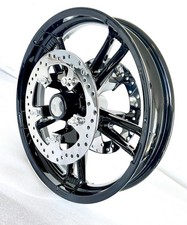 HARLEY  WHEEL ENFORCER  FRONT  BLACK GLOSS  R...