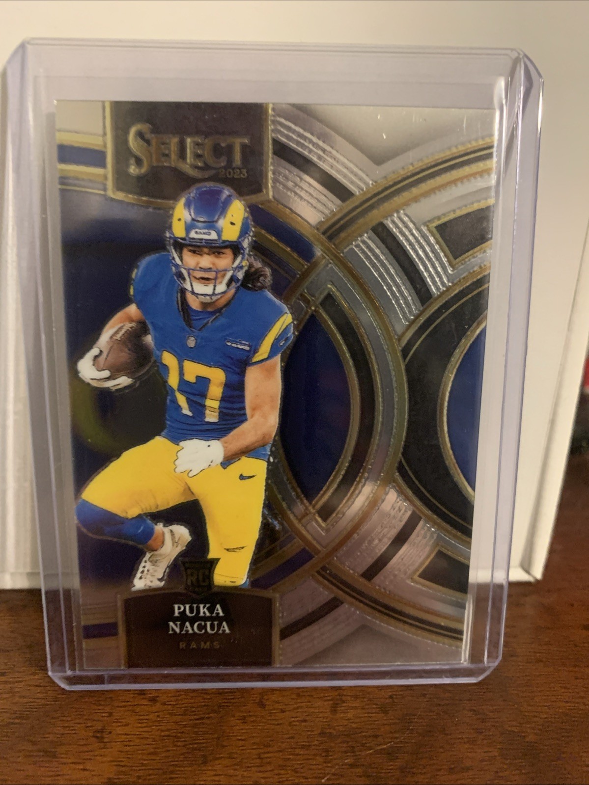 2023 Panini Select - Premier Level Puka Nacua #199 Silver Prizm (RC)