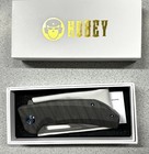 Kubey Hyperion Knife 3.5" CPM S35VN Steel Flamed Titanium Handle  New