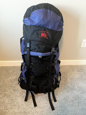 REI Traverse New Star Internal Frame Backpack LARGE Size Hiking 70 L