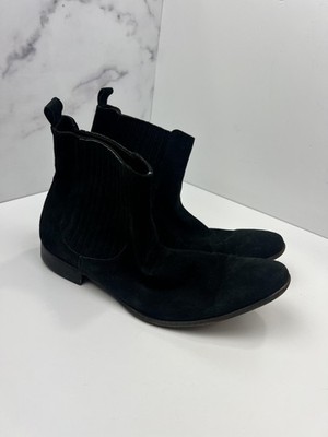 Jimmy Choo For H&M Boots Mens Size 12 Black Suede Chelsea  display picture 1
