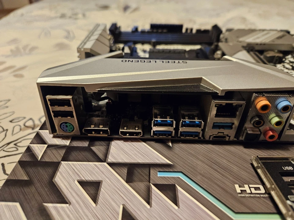 Asrock b450 steel legend scheda madre ATX Am4 2xM.2 - Immagine 3 di 4