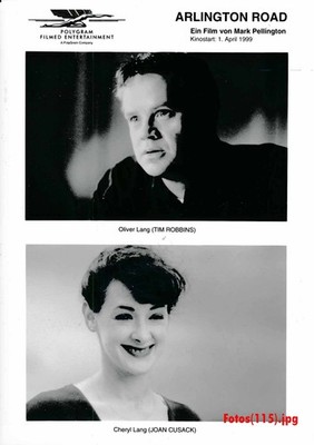 Arlington Road - Joan Crusack - Tim Robbins - 5 Pressefotos - 15x21cm (3737)