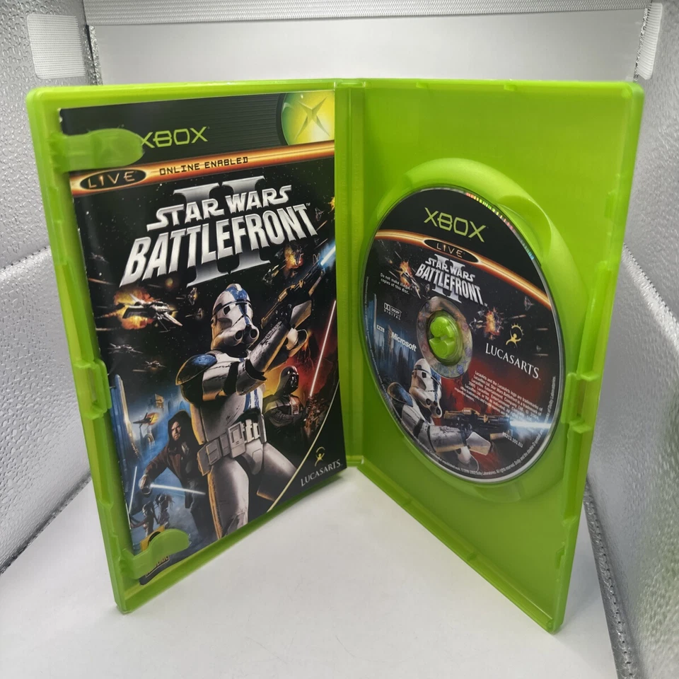 Star Wars Battlefront II 2 • Xbox Original Game + Manual (2005) Complete PAL AUS - Image 3 of 4