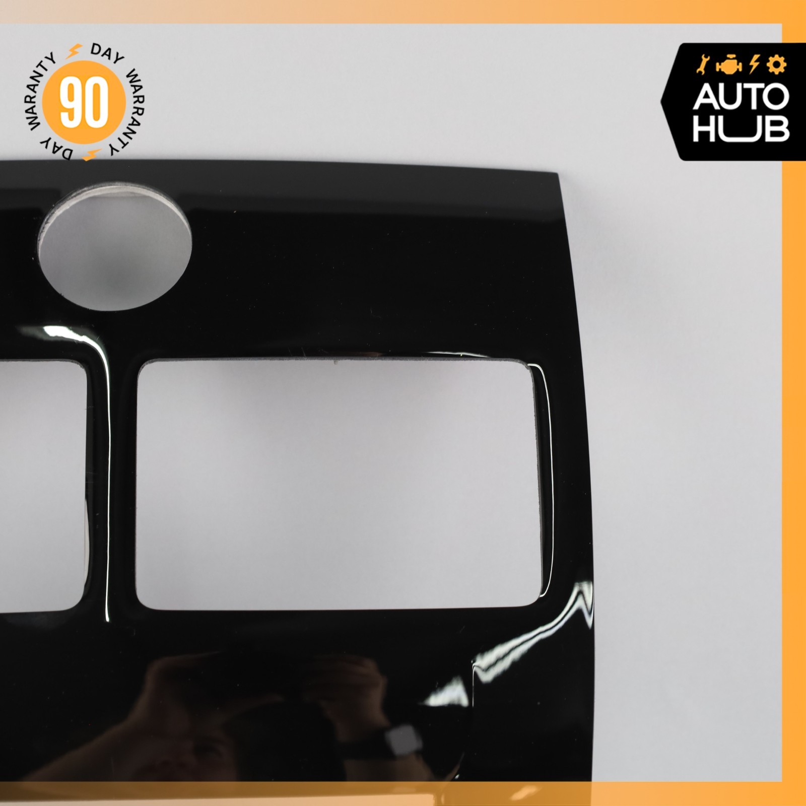 10-15 Aston Martin V8 Vantage Center Console Navi Trim Bezel Panel Black OEM 26k