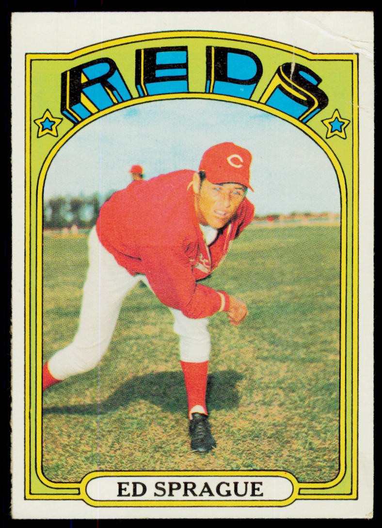 1972 Topps Ed Sprague 121 Cincinnati Reds