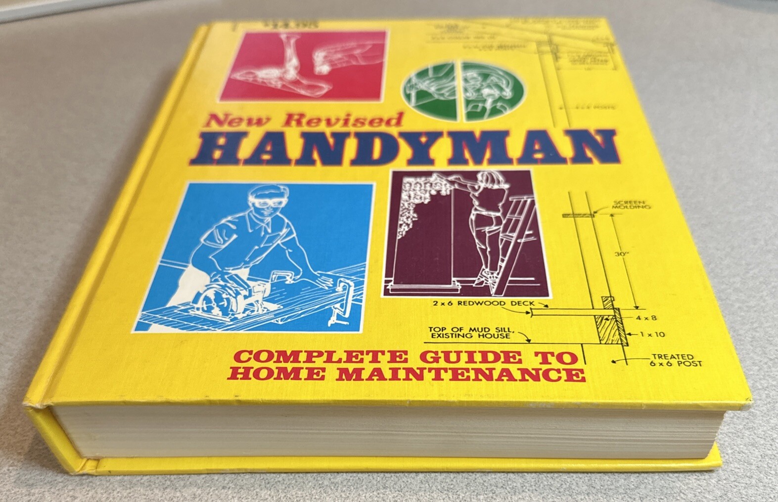 Vintage 1980 New Revised Handyman Complete Guide to Home Maintenance Book
