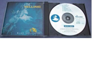 THE TELLING Blue Solitaire 1990 USA Music West CD FIRST NO IFPI Pop