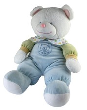 Vintage Baby Dots Amscan Terry Texture Teddy Bear Stuffed Animal Baby Plush READ