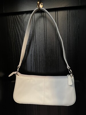 Giani Bernini Vintage leather clutch purse handbag light blue