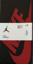 Nike Jordan Three Pack Lightweight Crew Socks Mid Calf Multiple Designs