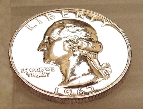 1962 Choice / Gem Proof Quarter 90%   Blazing Mirrored Surfaces #227-203