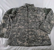 US Army ACU Combat Coat Camouflage Military Men's Medium Long - SEE PICTURES