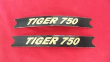 TRIUMPH TIGER 750 SIDE PANEL EMBOSSED MOTIF/DECAL SET 60-4384 LF HARRIS UK MADE