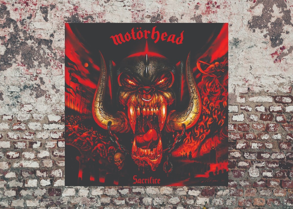 MOTORHEAD SACRIFICE ALBUM COVER POSTER PRINT A272 | eBay