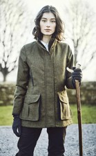 Ladies Musto Lightweight Machine Washable Tweed Jacket In Seafield Glen