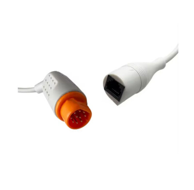 Siemens SC8000 IBP Adapter cable 12pin to abbott IBP Transducer cable Compatible
