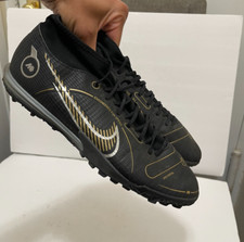 Nike Mercurial Superfly 8 Academy TF Turf Soccer Black Shoes 11 Mens DJ2878-007
