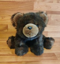 The Bearington Collection Brown Bear Beanbag Plush 16" Stuffed Animal