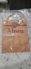 lot of 5 vintage paper beer bags. alpen, hackney, yuenglings, oertels,...