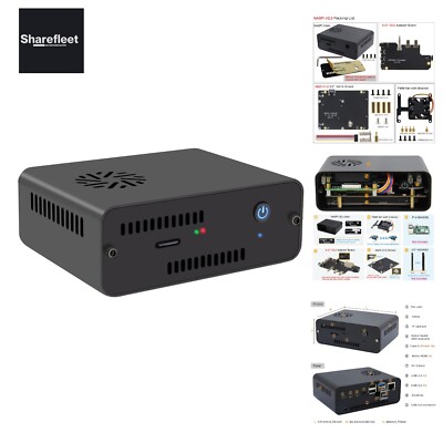 Geekworm V2.0 2.5 inch SATA HDD/SSD NAS Storage Kit with Safe Shutdown & Auto...