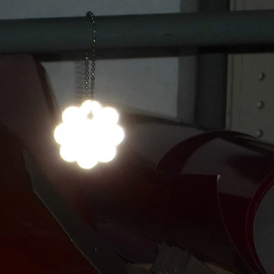 ANYTIME SIGN REFLECTOR, LUGGAGE ID, PENDANT, PET, 3M REFLECTIVE DOUBLE SIDED 1.75" SHAPES