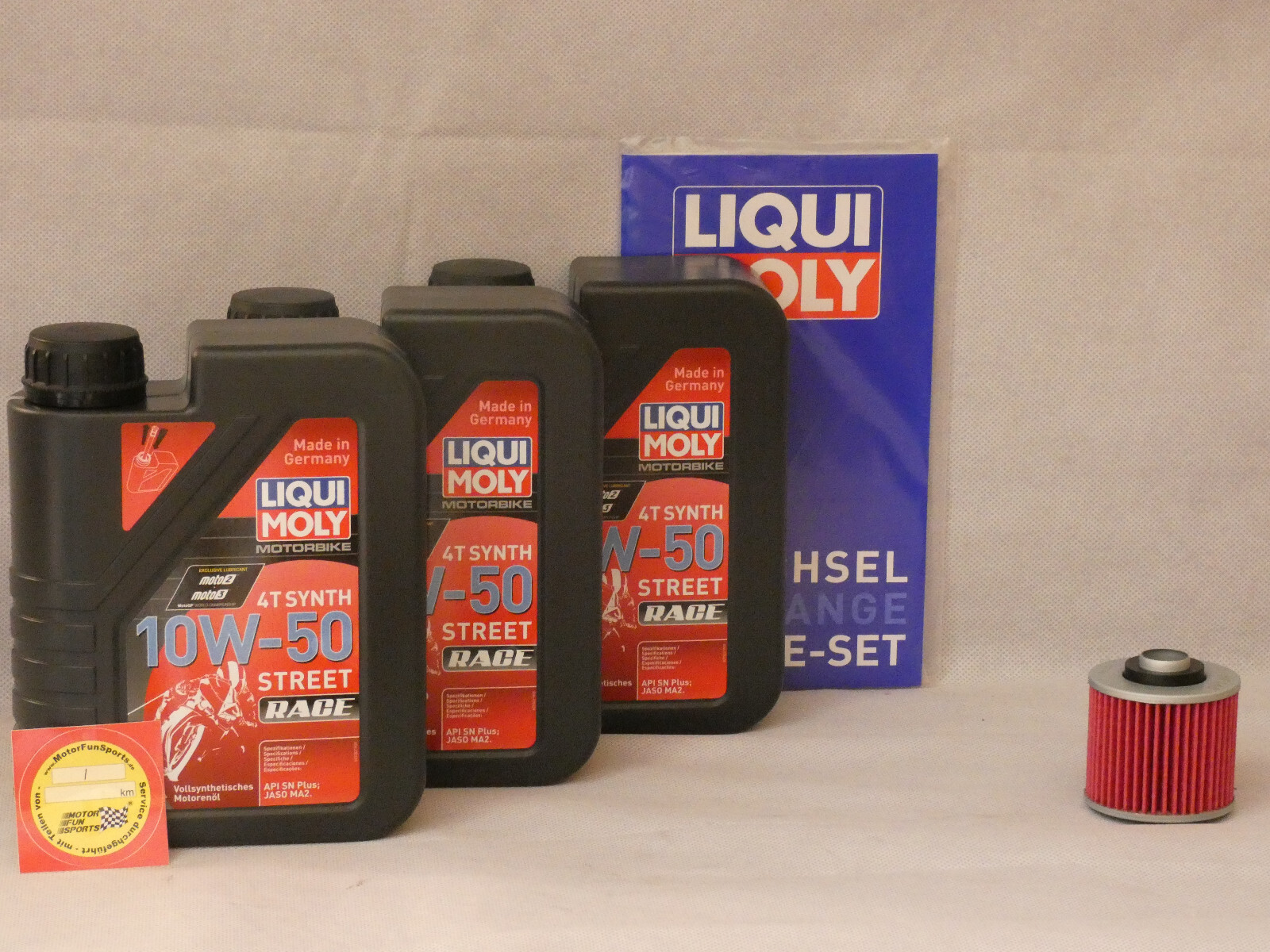 Oil change set Aprillia Pegaso 650 2004-2013 engine oil oil filter Liqui Moly