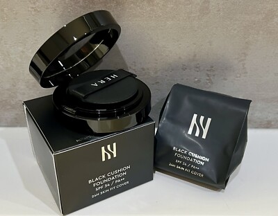 HERA Black Cushion Foundation 15g + Refill 15g SPF34/PA++ 21N1 Exp 2027 NEW