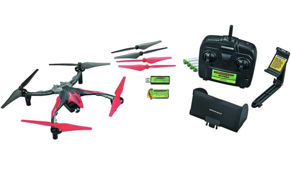 Red Dromida Ominus FPV UAV Quadcopter RTF HD Camera Drone Radio System & App NIB - Image 2 of 4