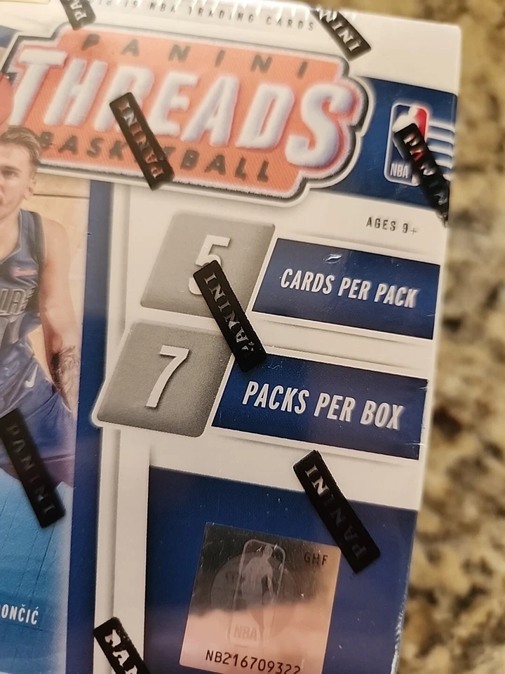 2018-2019 Panini Threads Basketball Blaster Box Luka Doncic Trae Young RC Year - Image 3 of 4