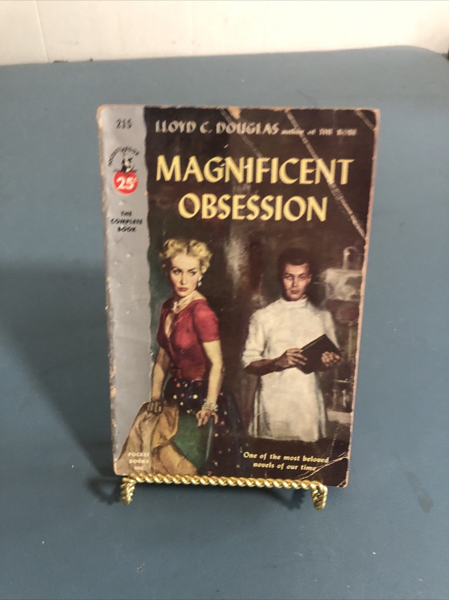 Magnificent Obsession by Lloyd Douglas 1954 Pocket Book Cardinal