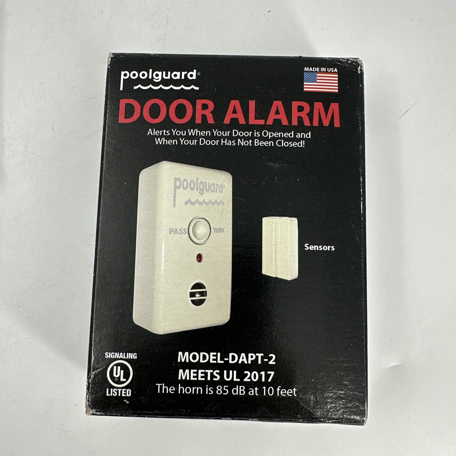 Poolguard Gate Door Alarm UL 2017 Water Hazard 7 Second Delay DAPT2 eBay